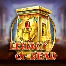 Legacy of Dead online game logo by Play’n GO on cosmotecasino.com