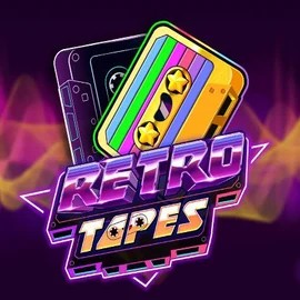 Retro Tapes slot logo by Push Gaming at Cosmote Casino