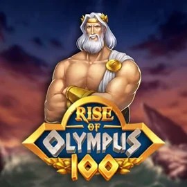 Rise of Olympus 100 slot logo by Play’n GO at Cosmote Casino